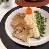 Bifinhos de seitan at Balance Fitfood in Agueda
