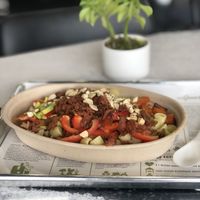 Delicious savory harvest bowl - you get to pick what you want and customize your bowl  at Green Culture in New Port Richey