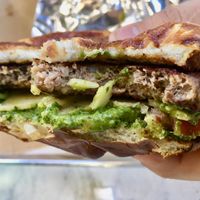 Italian Impossible Burger- best vegan pesto ever at Green Culture in New Port Richey