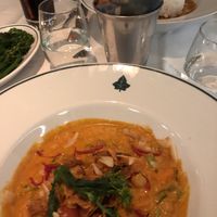 Vegan curry at The Ivy On The Square in Edinburgh