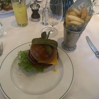Mushroom burger  at The Ivy On The Square in Edinburgh