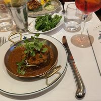 Lentil and aubergine bake  at The Ivy On The Square in Edinburgh