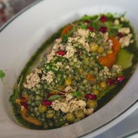 Butternut squash with grains at The Ivy On The Square in Edinburgh