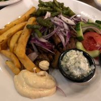 Gyros Teller in vegan  at Griekse Taverna Doris in Groningen