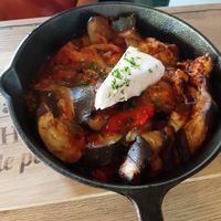 Bimra with vegan cheese at Griekse Taverna Doris in Groningen