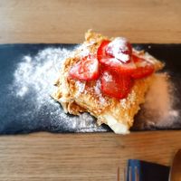 Greek Milfei dessert at Griekse Taverna Doris in Groningen