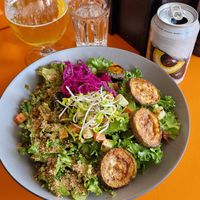 Vegetarian sallad at Midgard Restaurant & Bar in Hvolsvollur