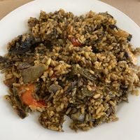 paella  at Suc de Lluna BioCafe in Valencia