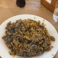 Vegan Paella   at Suc de Lluna BioCafe in Valencia