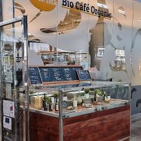 Stand at Suc de Lluna BioCafe in Valencia