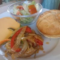 Hamburguesa at Suc de Lluna BioCafe in Valencia