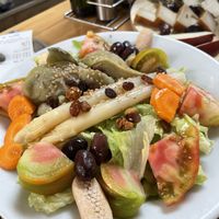 Vegan salad  at Suc de Lluna BioCafe in Valencia