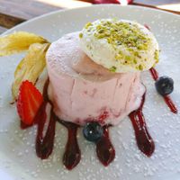 Strawberry Semifreddo at The Royal Inn in Portishead