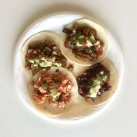 Delicious tacos  at La Chancita in San Francisco