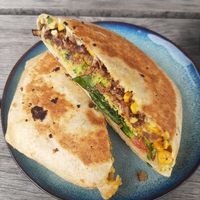 The Hub Crunch Burrito at The Healthy Hub Cafe in Cairns