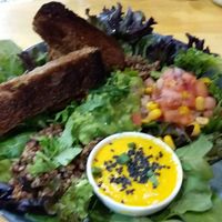 Burrito bowl at The Healthy Hub Cafe in Cairns