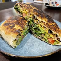 The Hub Crunch Burrito - Pretty good at The Healthy Hub Cafe in Cairns