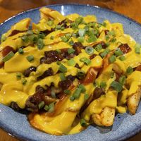 Beyond Meat Loaded Fries - As good as it looks! at The Healthy Hub Cafe in Cairns
