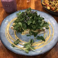 Mush Fu (tofu & mushroom wrap) at The Healthy Hub Cafe in Cairns