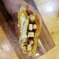 Inside the croissant at The Healthy Hub Cafe in Cairns