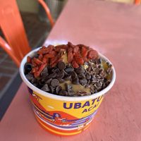 Those carob chips are how I get away with having dessert for bfast  at Ubatuba Acai in Sherman Oaks