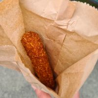 Vegan kipcorn at Frietboutique in Rotterdam