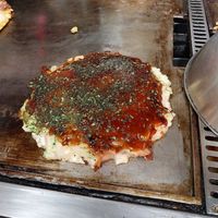  at Okonomiyaki Chitose in Osaka