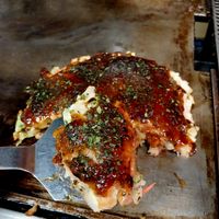  at Okonomiyaki Chitose in Osaka