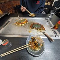  at Okonomiyaki Chitose in Osaka