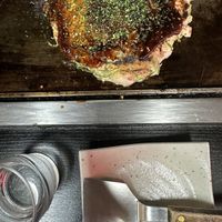 Vegan Okonomiyaki   at Okonomiyaki Chitose in Osaka