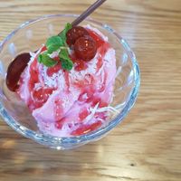 Strawberry ice cream at Ba Xa - Quan 3 in Ho Chi Minh City