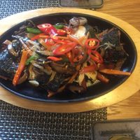 Vegan fish for 89K - delicious 😋  at Ba Xa - Quan 3 in Ho Chi Minh City