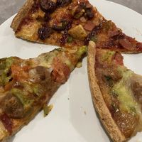 Sinister (with vegan cheese added) and Mordor made vegan  #Veganuary at Hell Pizza  in Rolleston