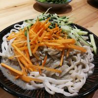 Cold noodles with black sesame sauce at Feeling Kitchen in Hualien