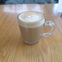 Latte at The Castle Cafe in Cork