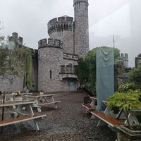 View from inside at The Castle Cafe in Cork