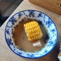 Miso soup at Mommark Marina in Sydals