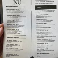 Full menu as of 27 Apr 2025 at Aegis Coffee Roasters in Dubois