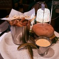 Vegan burger  at O'Learys in Skellefteaa