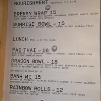 Main dishes at Yayu in Ucluelet