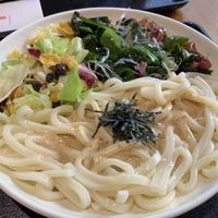 Cold udon with sesame sauce  at Jǐng Tīng 井町 - Macrobiotics - North District in Hsinchu