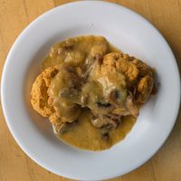 Biscuits & Gravy at Kyra's Bake Shop in Lake Oswego