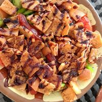 Fatoush salad at Petra Night in Wadi Musa