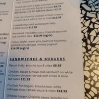 Menu 2 at St Elli's Bay in Llanelli