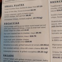 Menu 3 at St Elli's Bay in Llanelli