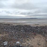 The view at St Elli's Bay in Llanelli