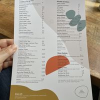 Menu  at Mahalo in Groningen