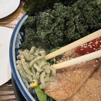 Vegan noodles  at Hinodeya Ramen - Downtown in San Francisco