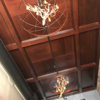 Cool chandeliers - manzanita at Hinodeya Ramen - Downtown in San Francisco