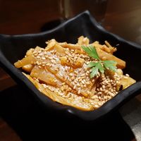 Spicy bamboo at Hinodeya Ramen - Downtown in San Francisco